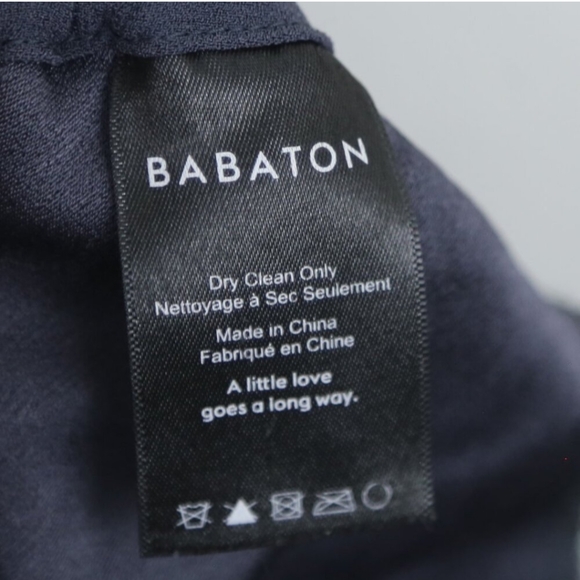 Aritzia Babaton Dexter Tapered Cropped Jogger Dress Pants Size Small - Picture 3 of 6